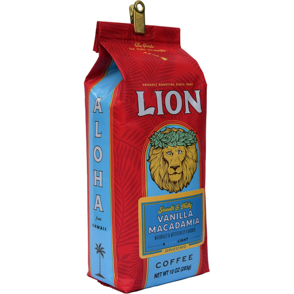 Hawaii Lion Coffee Vanilla Macadamia, Ground, Light Roast - view 2