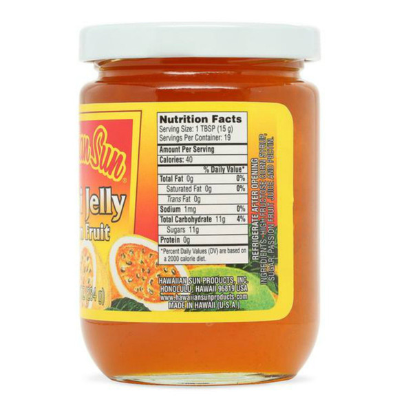 Hawaiian Sun Lilikoi Passion Fruit Jelly – 10 oz Glass Jar - view 2