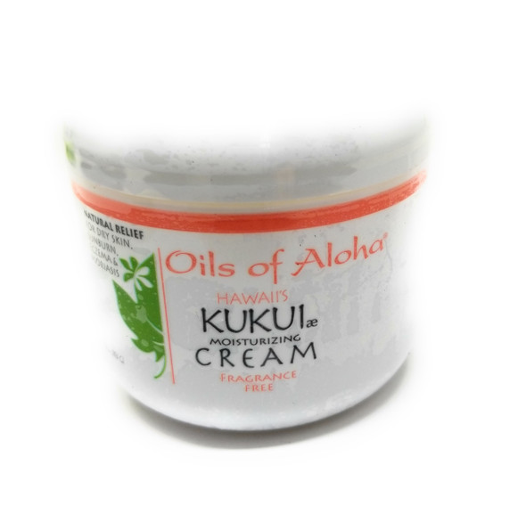 Oils of Aloha Kukui Moisturizing Cream Fragrance Free 4 Oz.