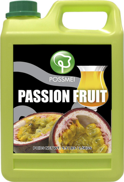 Possmei Flavored Syrup, Passion Fruit, 5.5 Pound - view 2