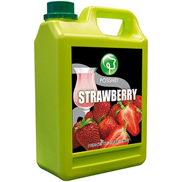 Possmei Strawberry Concentrated Juice – Bubble Tea Syrup