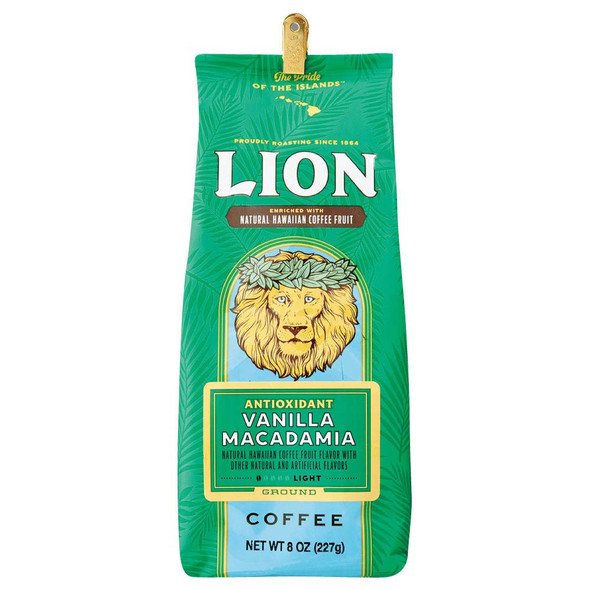 Lion Vanilla Macadamia Antioxidant Coffee - 8 oz.