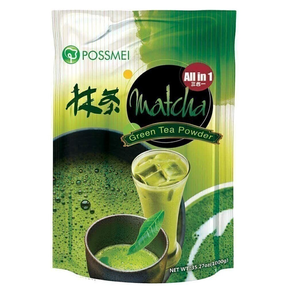 Possmei Instant Powder - Green Tea Powder (Matcha Powder) All in one