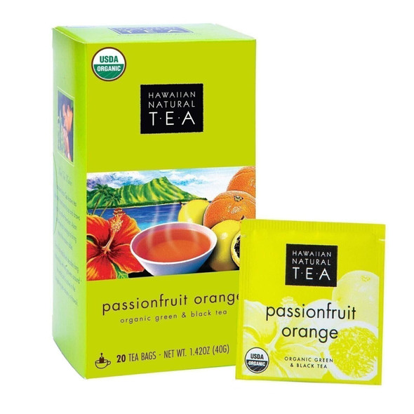Passion Fruit Orange Flavored Organic Tea 20 Bags