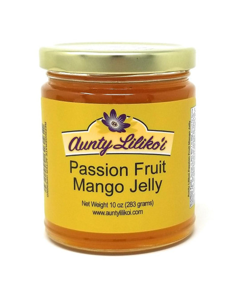 Aunty Lilikoi Passion Fruit Mango Jelly 10oz Hawaiian Kauai Made Aunty Lilikoi Passion Fruit Mango Jelly 10oz Hawaiian Kauai Made
