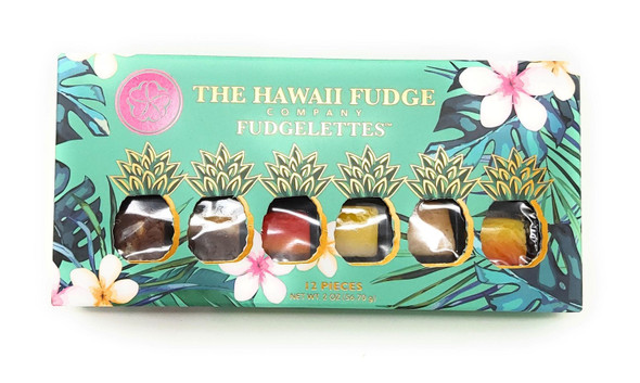 The Hawaii Fudge Company Fudgelettes 12 Pieces Tropical Assortment Made in USA The Hawaii Fudge Company Fudgelettes 12 Pieces Tropical Assortment Made in USA