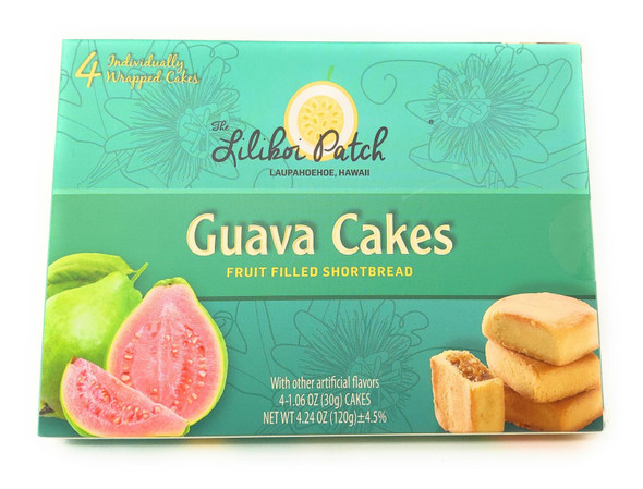The Liliko‘i Patch Guava Cakes – Fruit Filled Shortbread Cookies, 4.24 oz