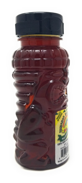 Raw Hawaiian Macadamia Nut Honey 9oz - Unique Tiki Squeeze Bottle - Pure Hawaii