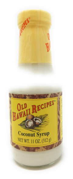 Old Hawaii Recipes Coconut Syrup 12 Oz Glass Bottle Hawaiian Pancake Waffle Topping
