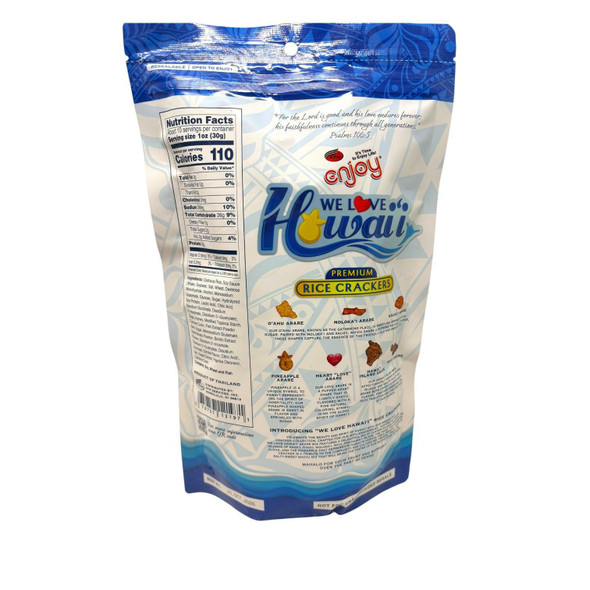 Enjoy We Love Hawaii Premium Rice Crackers 10 oz