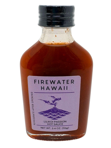 Firewater Hawaii Lilikoi Passion Hot Sauce 3.4 Oz