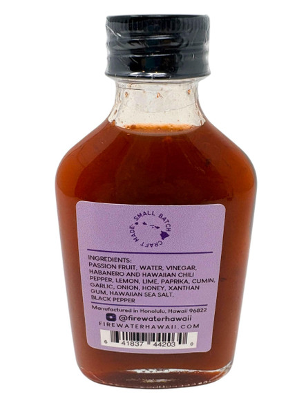 Firewater Hawaii Lilikoi Passion Hot Sauce 3.4 Oz - view 2