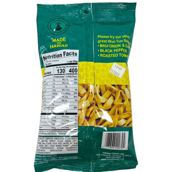 Hawaii Candy Original Flavor Wun Tun Strips 3oz Made in Hawaii - view 2