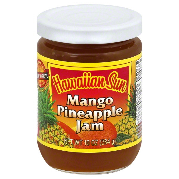 Hawaiian Sun Mango Pineapple Jam 10 oz – Made in Hawaii – Tropical Fruit Spread