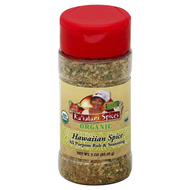Kaiulani Spices Hawaiian Chicken & Seafood Organic Seasoning 3 Ounce