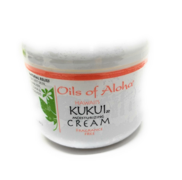 Oils of Aloha Kukui Moisturizing Cream Fragrance Free 4 Oz.
