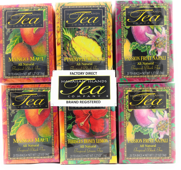 Hawaiian Islands Tea Company TROPICAL TEA Assortment