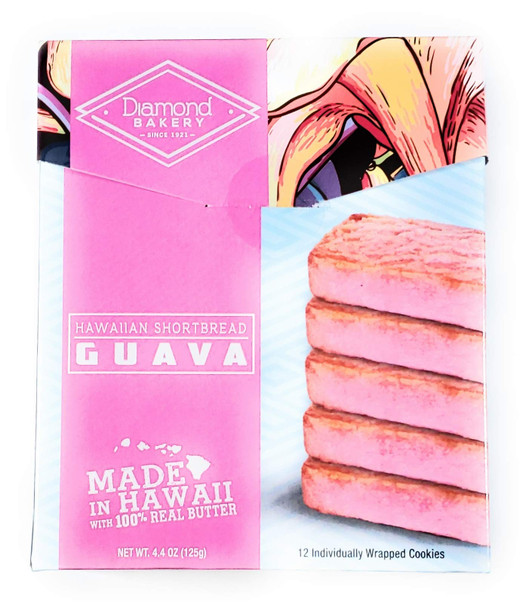 Diamond Bakery Guava Shortbread Cookies 4.4 oz from Hawaii's Favorite Bakery