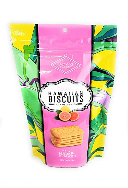 Diamond Bakery Hawaiian Biscuits Guava Flavor 4 oz. Pouch