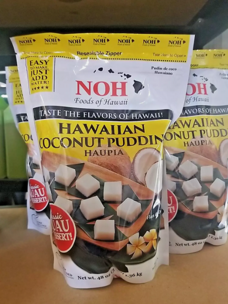 NOH Foods of Hawaii Haupia Pudding Mix 3 Pound Bag  NOH Foods of Hawaii Haupia Pudding Mix 3 Pound Bag