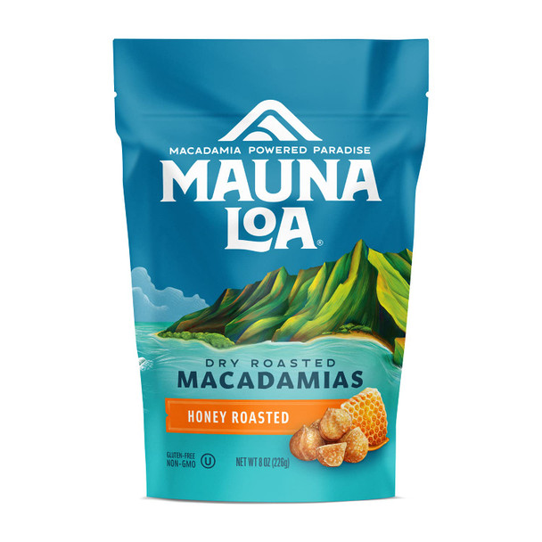 Mauna Loa Premium Hawaiian Honey Roasted Macadamia Nuts, Multi, 8 Oz