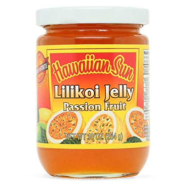 Hawaiian Sun Lilikoi Passion Fruit Jelly 10oz Made in Hawaii Island Favorite Hawaiian Sun Lilikoi Passion Fruit Jelly 10oz Made in Hawaii Island Favorite