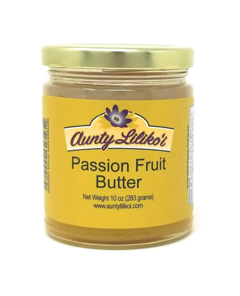Aunty Lilikoi Passion Fruit Butter 10oz Hawaiian Tropical Spread Preserves