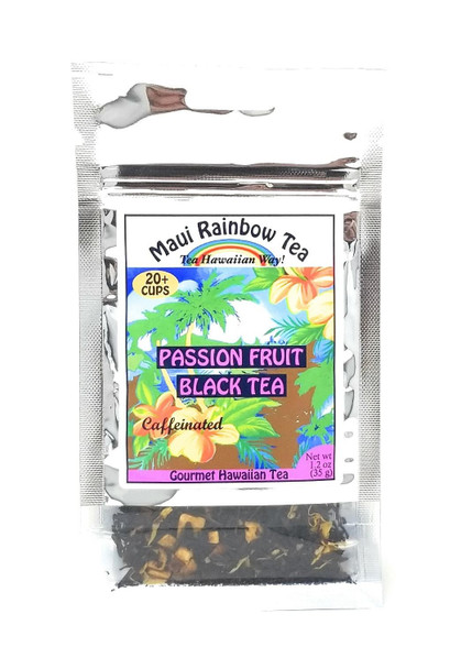 Maui Rainbow Tea Passion Fruit Black Tea Hawaiian Loose Leaf Caffeinated 1.35oz