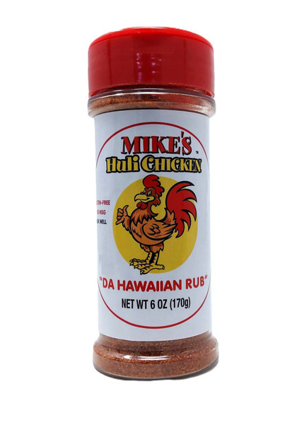 Mike's Huli Chicken – Da Hawaiian Rub – 6 oz Dry Seasoning Spice – No MSG Gluten