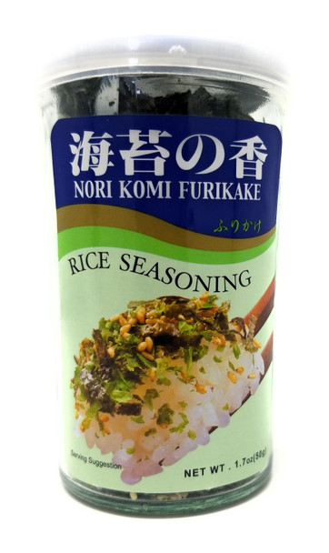 Nori Komi Furikake Rice Seasoning – Seaweed & Sesame Blend, 1.7 oz Glass Jar