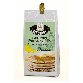 Mulvadi Pancake Mix Banana Flavor 8 oz Bag