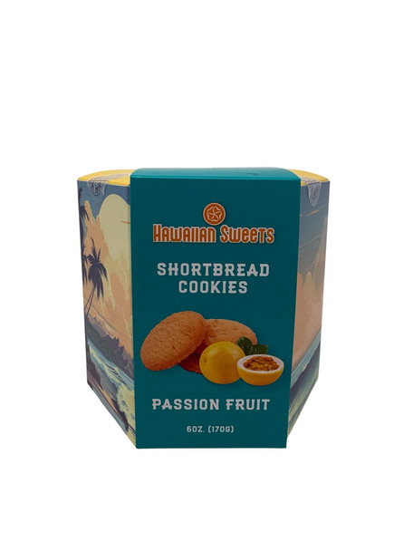 Hawaiian Sweets Shortbread Cookies Passion Fruit 6 oz
