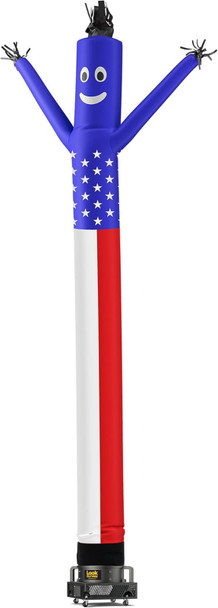LookOur Way American Flag Air Dancers Inflatable Tube Man 20 ft Tall 18 inch Diameter Base