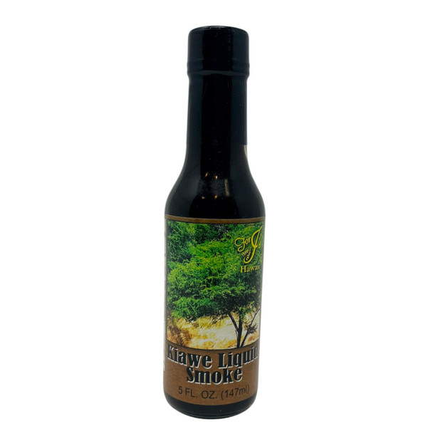 For J's Hawaii Kiawe Liquid Smoke 5 FL. OZ. - Hawaii Authentic Smoke Flavor