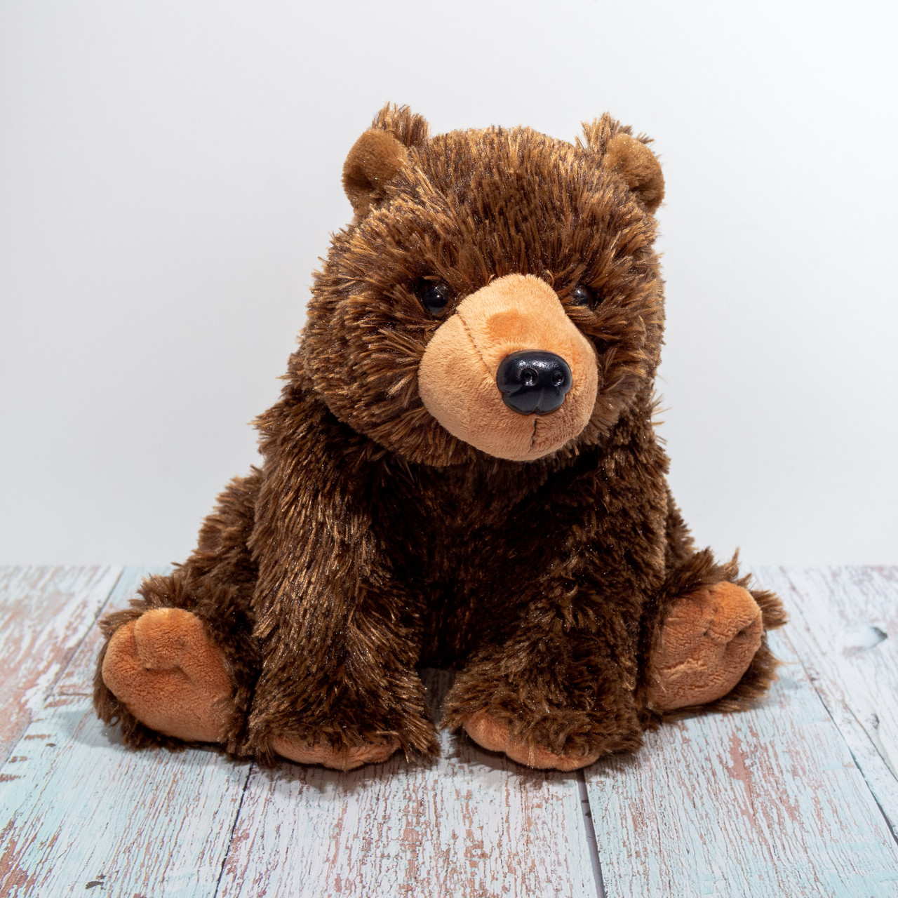 Plush grizzly bear