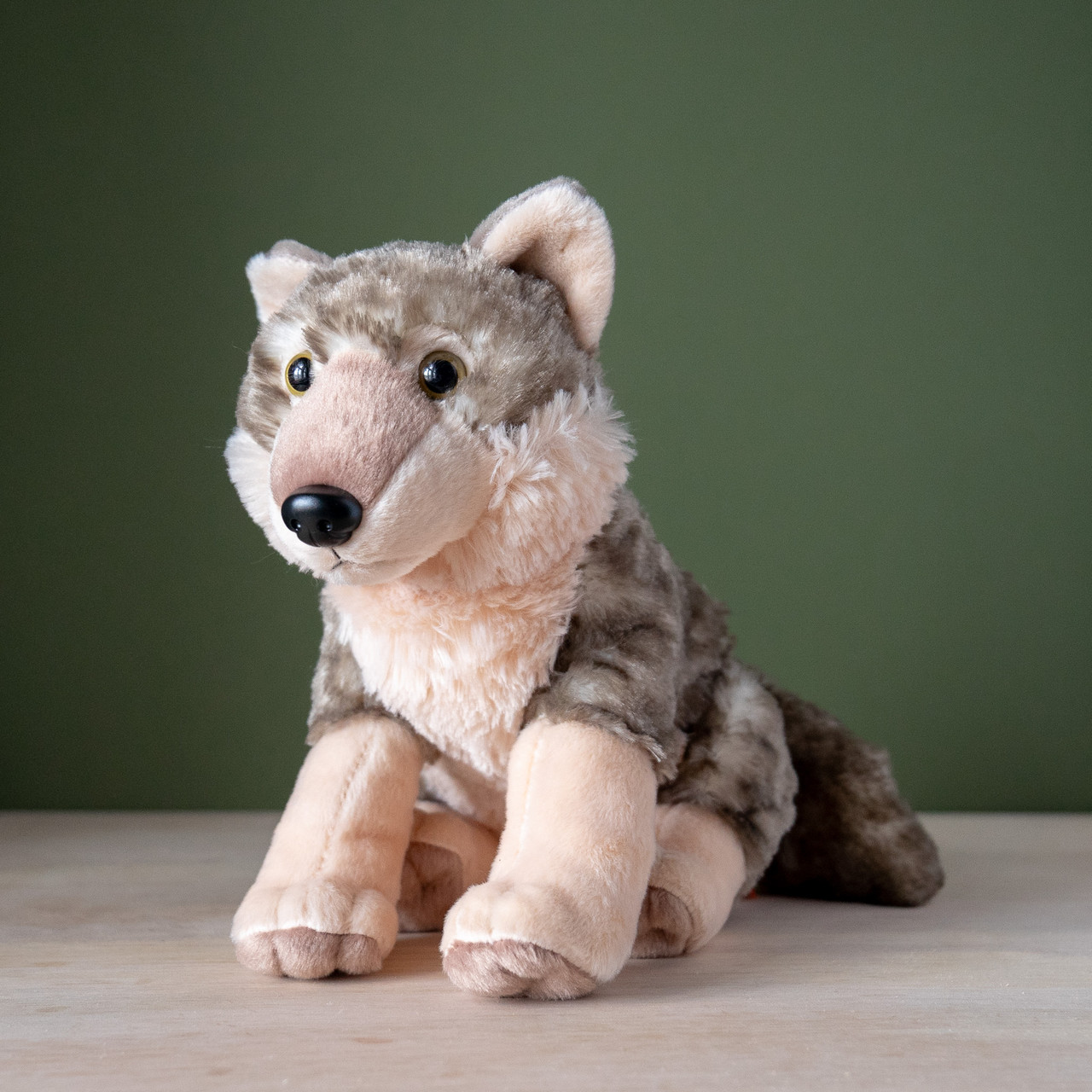 Jumbo Wolf Plush Animal Jumbo Wolf Plush Wolf Plush- Glacier