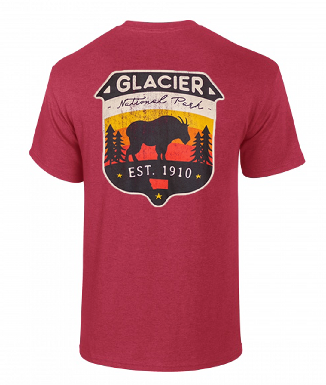 Glacier Goat Shield t-shirt Glacier National Park Conservancy