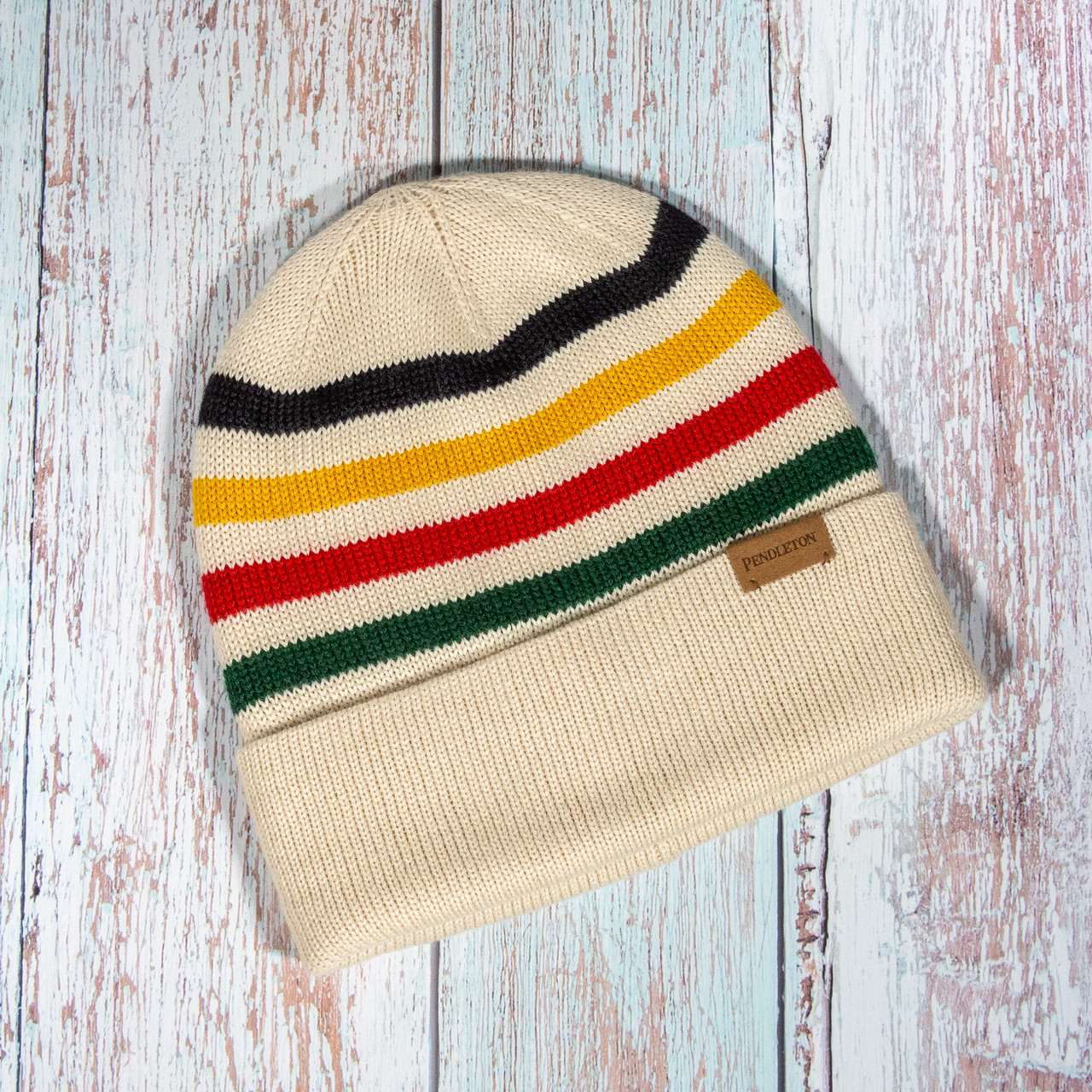 Premium Pendleton Glacier Stripe Beanie