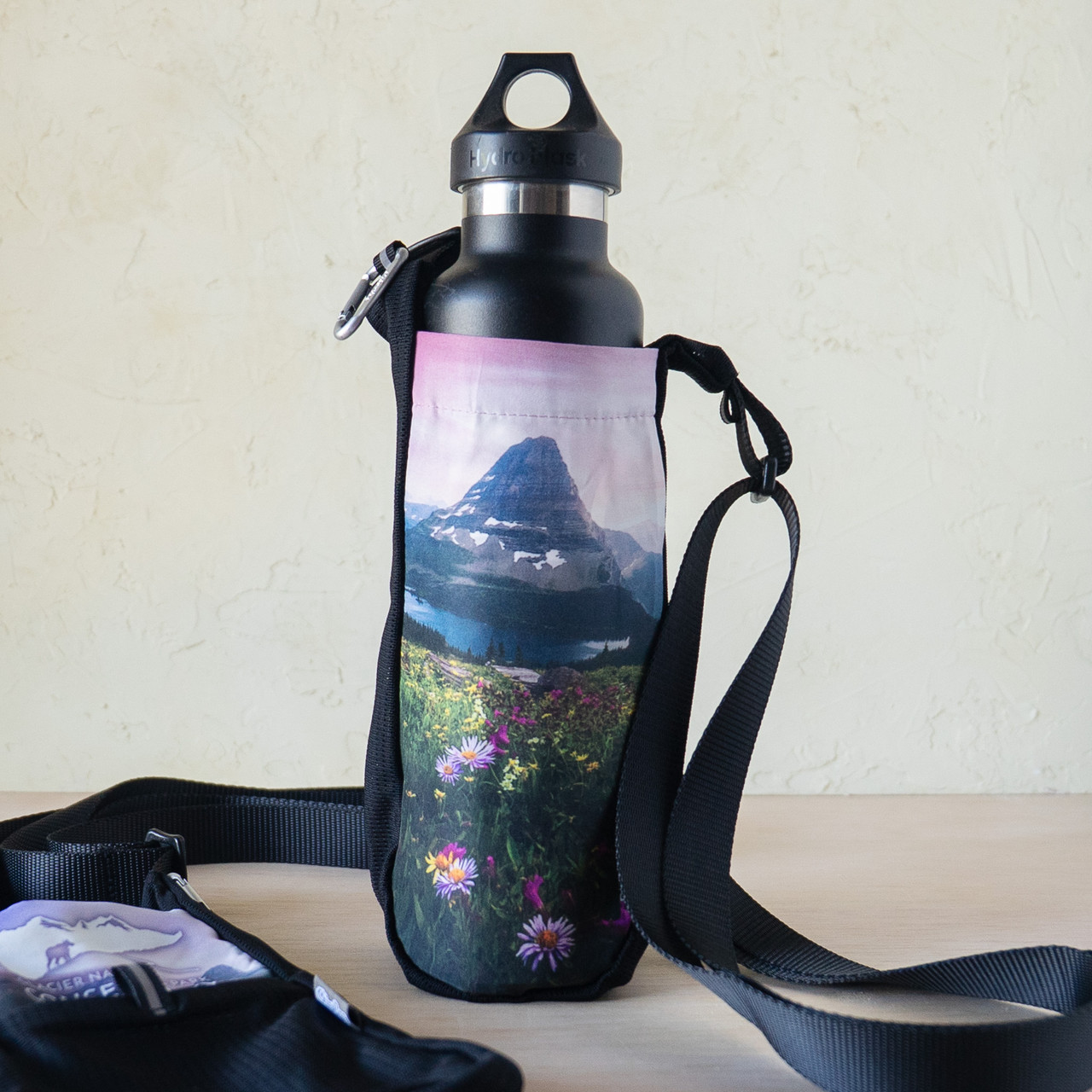 Hidden Lake GNPC Chico Water Bottle Sling - Glacier National Park