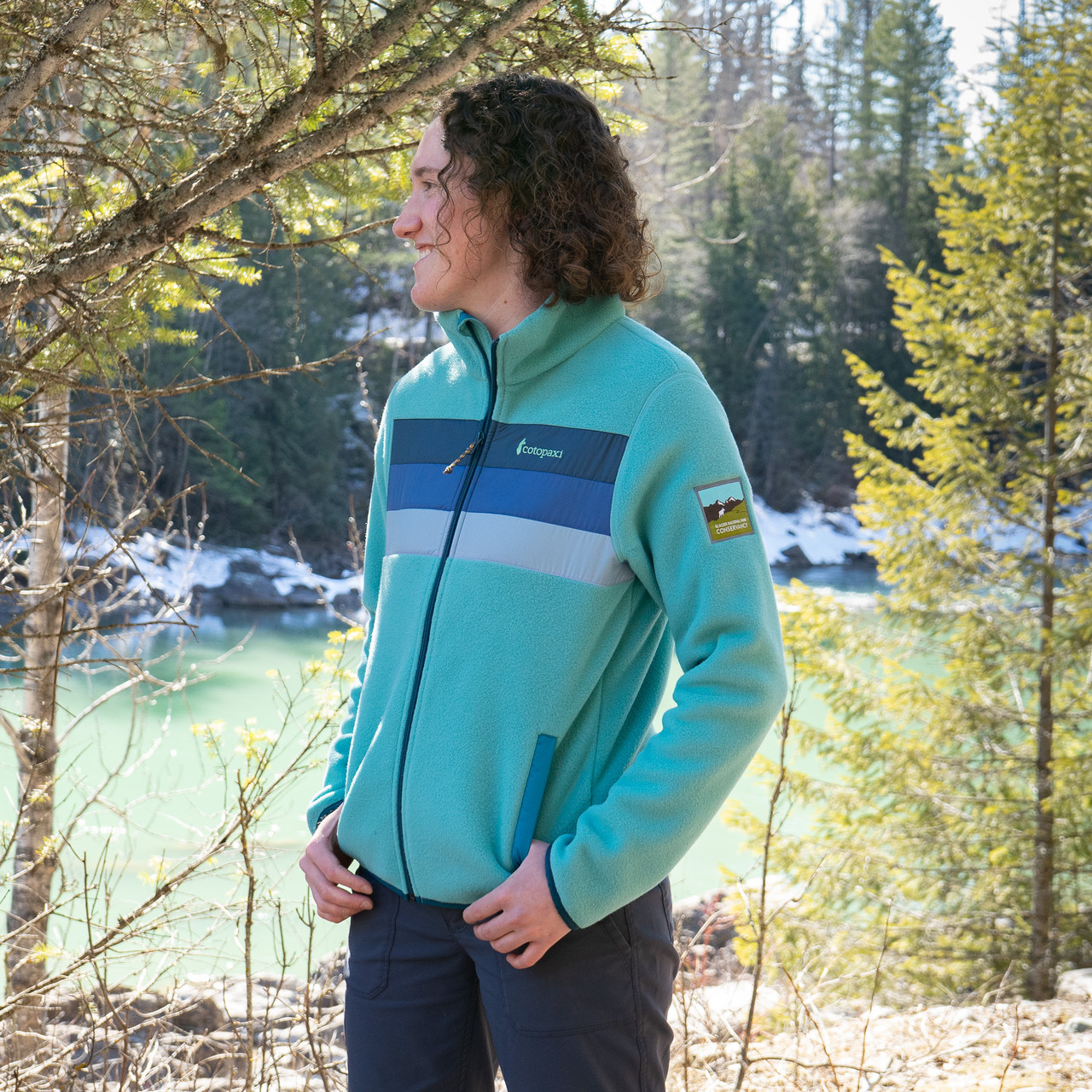GNPC Cotopaxi Teca Fleece - Aqua (women's) - Glacier National Park