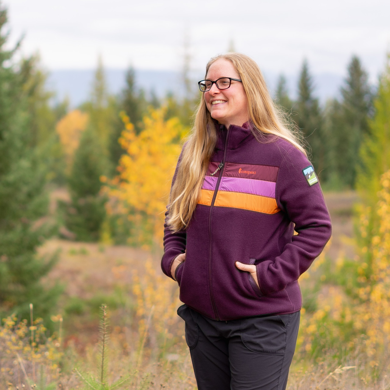 GNPC Cotopaxi Teca Fleece - Huckleberry (women's) - Glacier