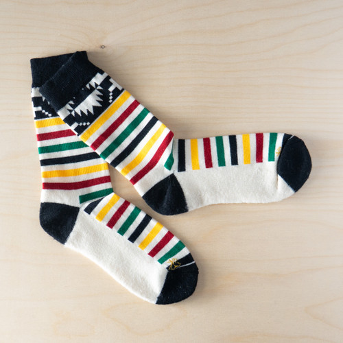 Pendleton Merino Jacquard Crew Socks