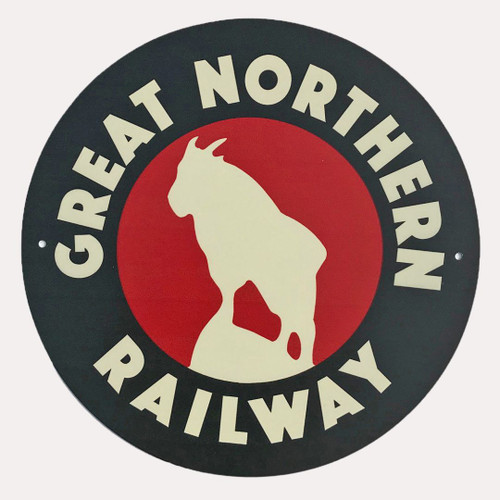 Great Northern Railway Metal Sign