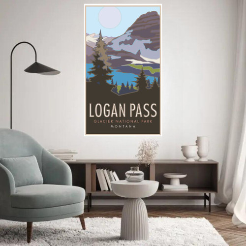 Many Glacier Poster 11x17 - Glacier National Park Conservancy