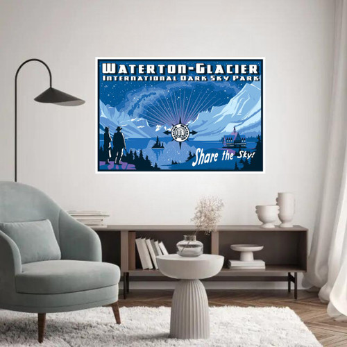 Many Glacier Poster 11x17 - Glacier National Park Conservancy