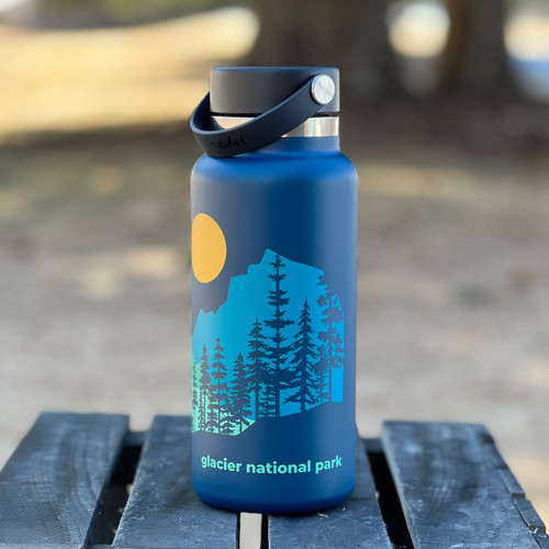 Colorful Wildflowers Hydro Flask - Glacier National Park Conservancy