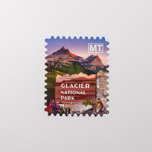 Travel Stamps U.S. National Park Album & Guide Glacier National Park  Conservancy