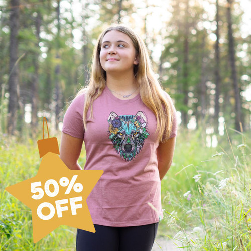 Boho Wolf T-Shirt (women's)
