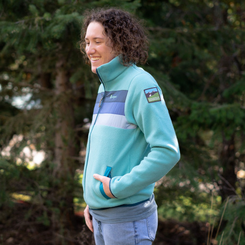 GNPC Cotopaxi Teca Fleece - Aqua (women's) - Glacier National Park GNPC Cotopaxi Teca Fleece - Aqua (women's) - Glacier National Park