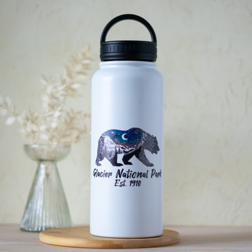 Night Sky Bear Water Bottle